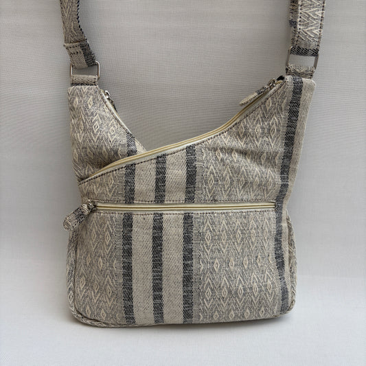 Bolso Bandolera Súper Caomka "Urban Sand Lines" · Pieza Única Núm. 18810