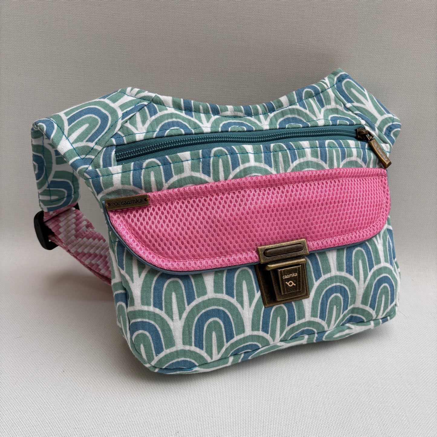 Spezielles schwarzes „Cordura“ &amp; Silber + Gesäßtasche, exklusives Teil Nr. 11492