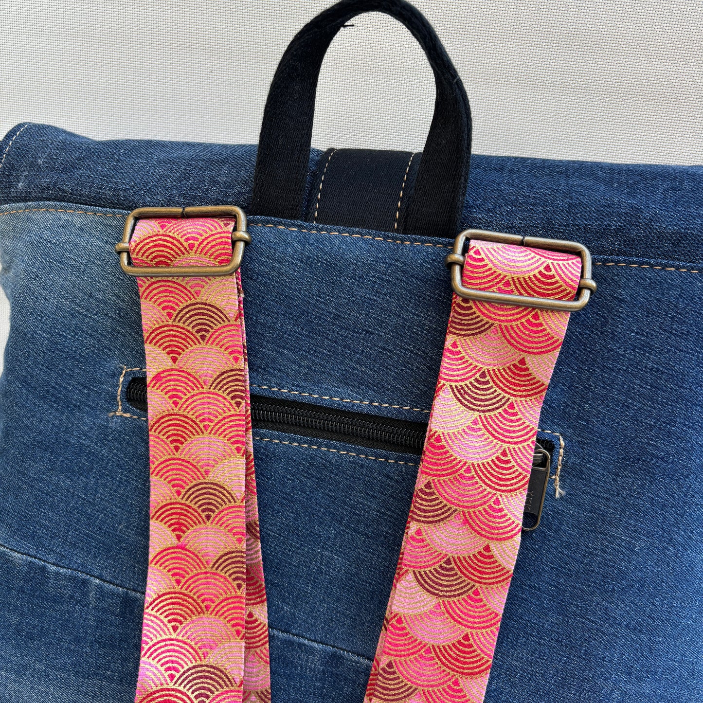 Mochila Top Caomka Recycled ♻️ Jeans · Pieza Única 15735