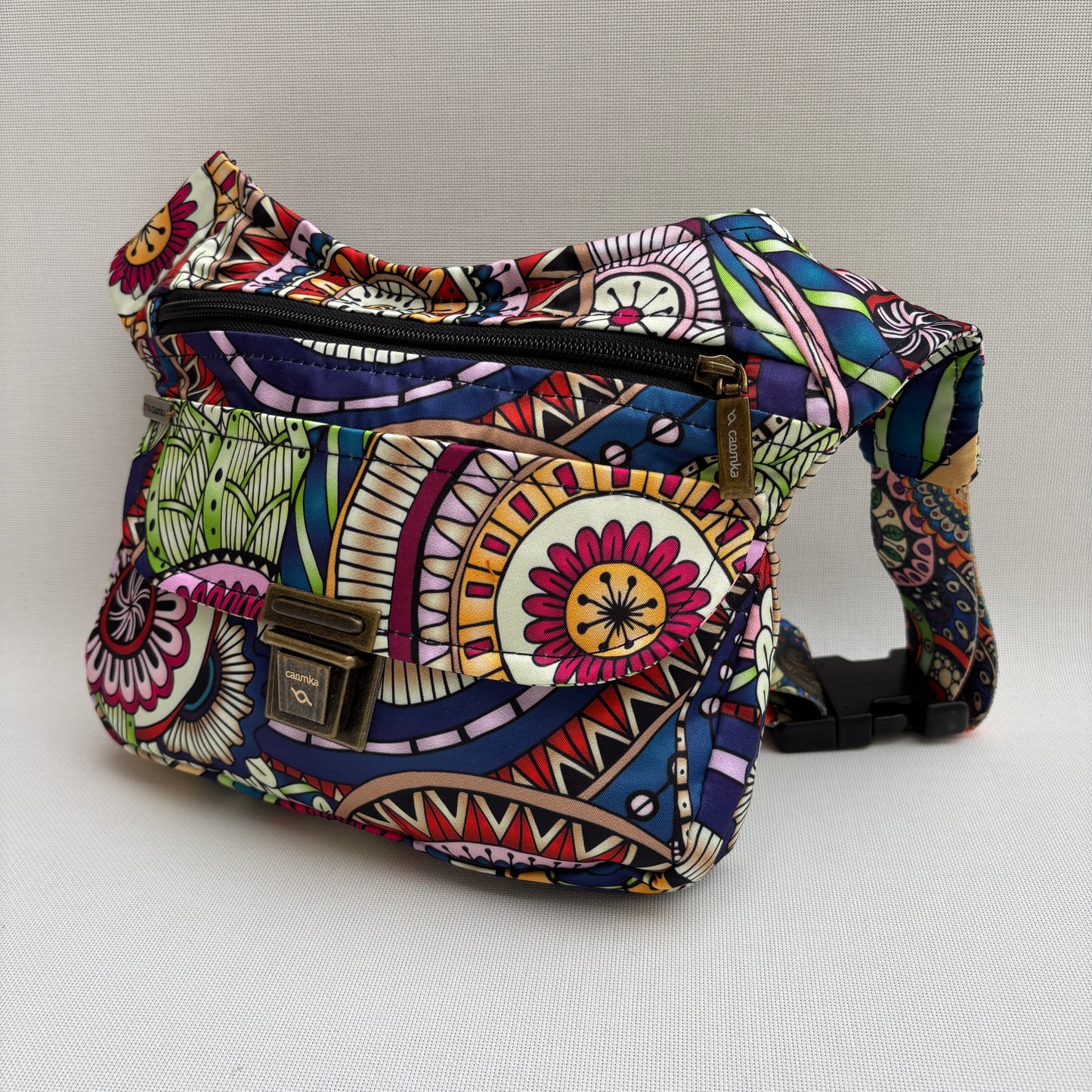 Riñonera "Special Mandalas Top" + Bolsillo trasero · Pieza Única Núm. 18206