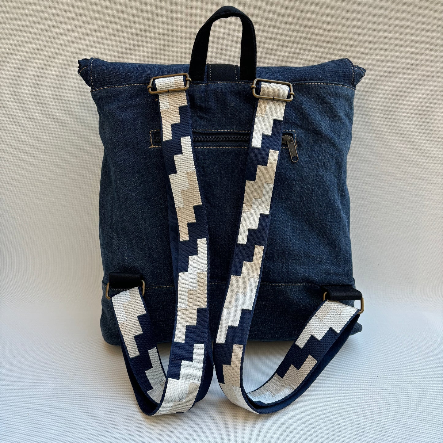 Mochila Top Caomka Recycled ♻️ Jeans · Pieza Única 15754