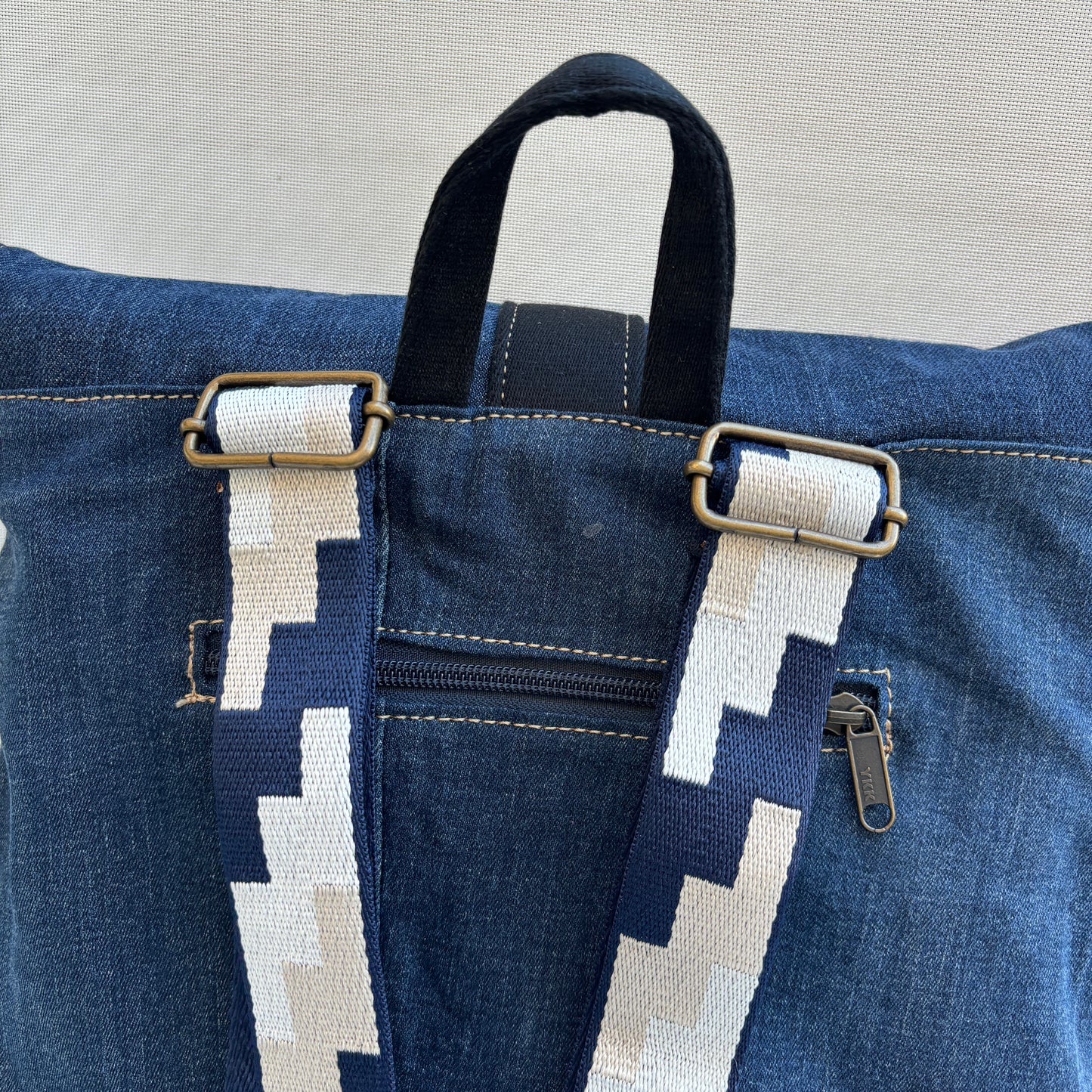 Mochila Top Caomka Recycled ♻️ Jeans · Pieza Única 15754