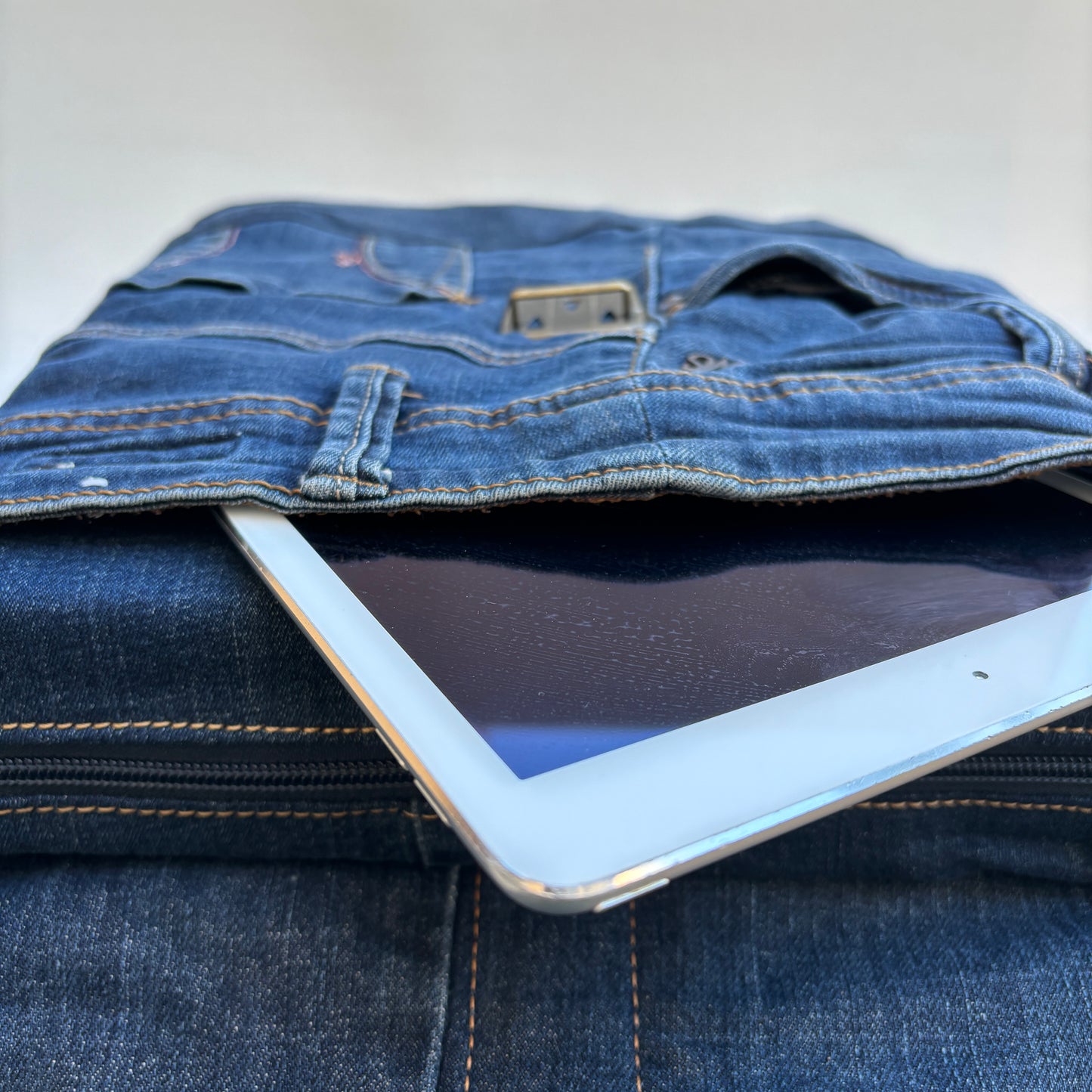 Mochila Top Caomka Recycled ♻️ Jeans · Pieza Única 15754