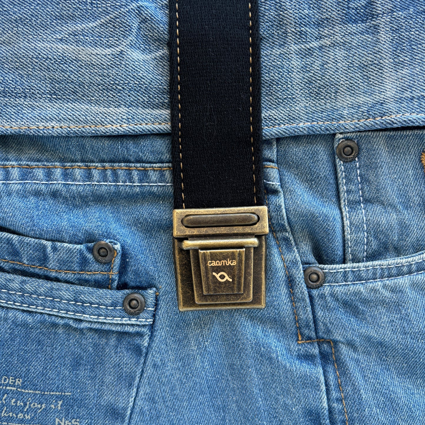 Mochila Top Caomka Recycled ♻️ Jeans · Pieza Única 15755