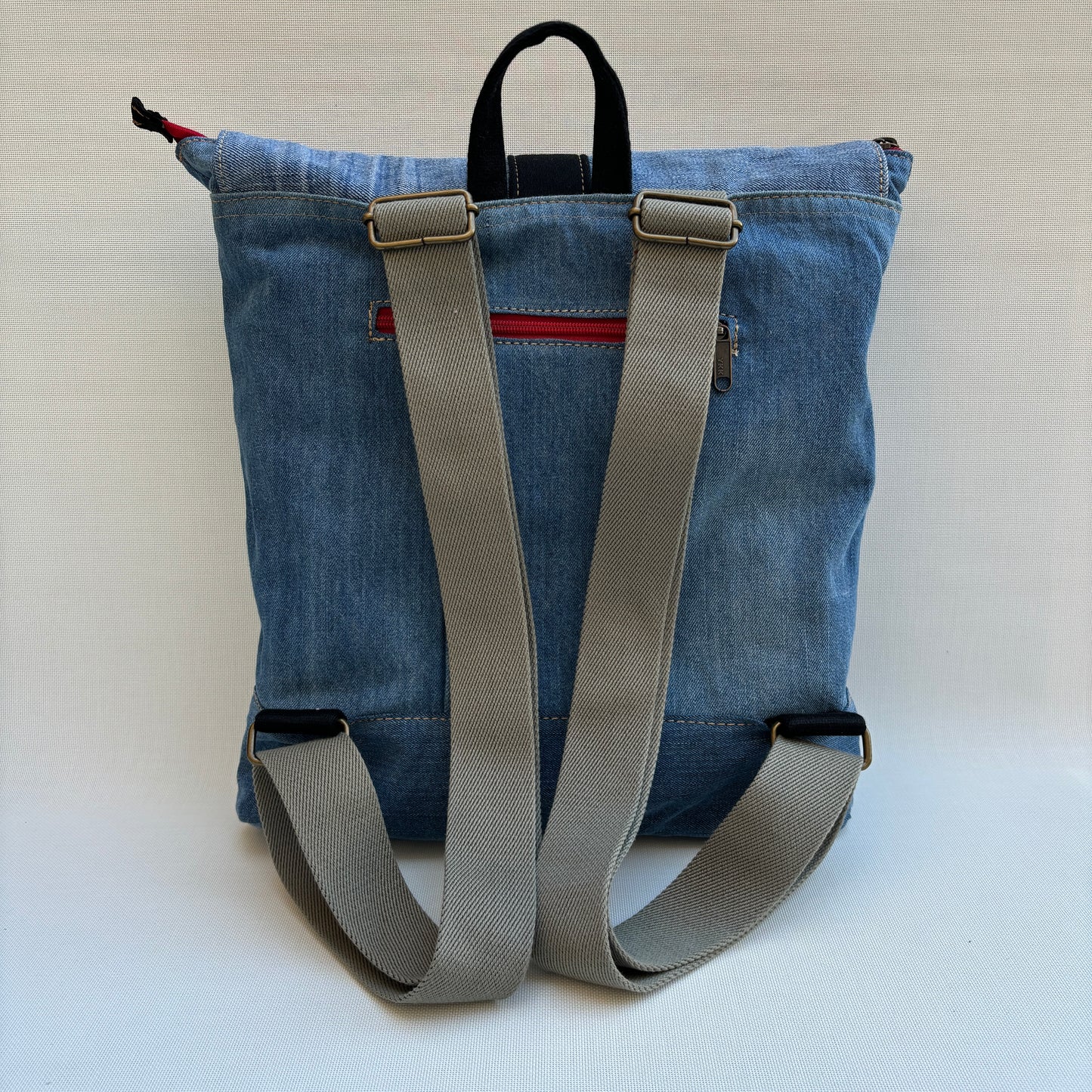 Mochila Top Caomka Recycled ♻️ Jeans · Pieza Única 15755
