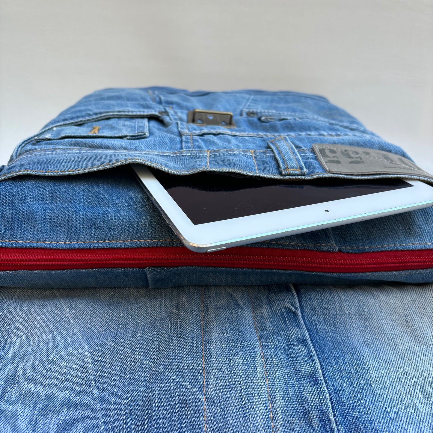 Mochila Top Caomka Recycled ♻️ Jeans · Pieza Única 15755