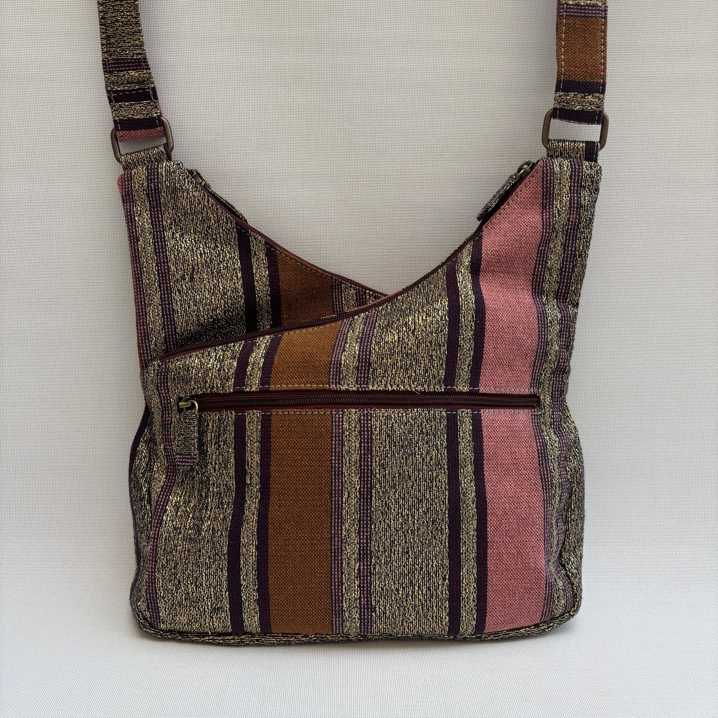 Bolso Bandolera Súper Caomka "Boho Golden Earth" · Pieza Única Núm. 18813