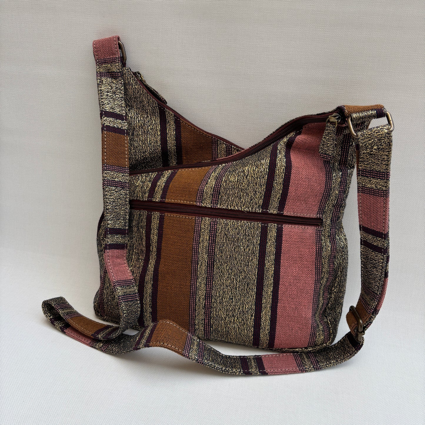 Bolso Bandolera Súper Caomka "Boho Golden Earth" · Pieza Única Núm. 18813
