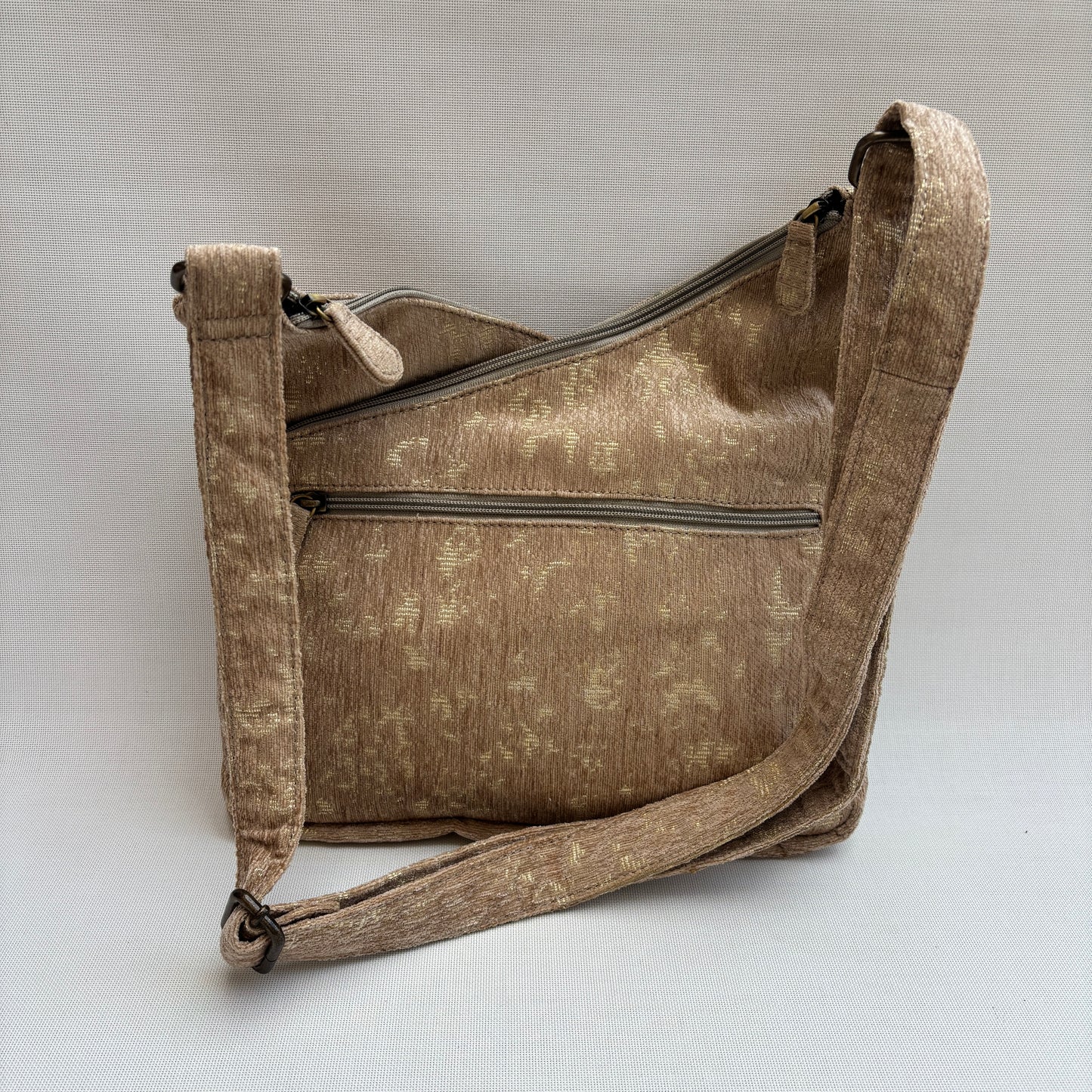 Bolso Bandolera Súper Caomka "Golden Sand Glow" · Pieza Única Núm. 18814