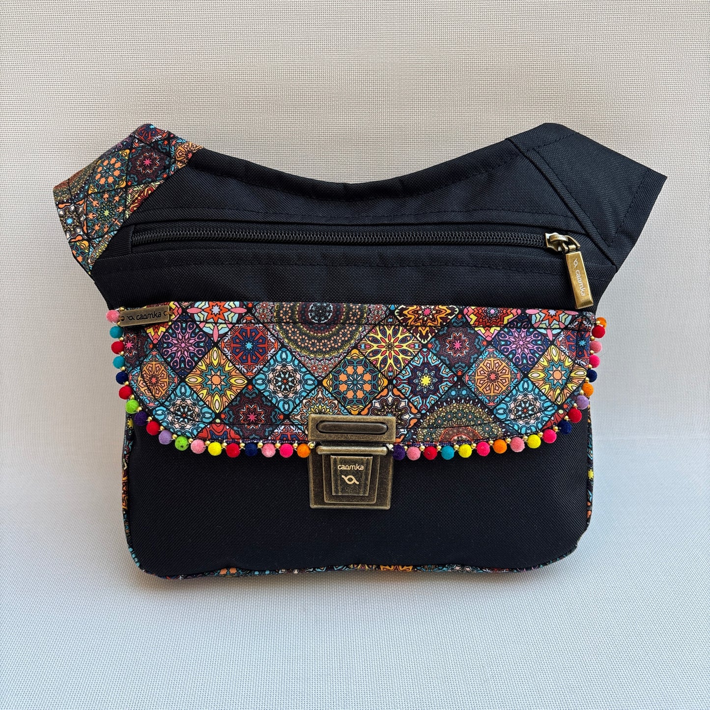 Riñonera "Special Mandalas Top" · Cordura + Bolsillo trasero · Impermeable · Pieza Única Núm. 16606
