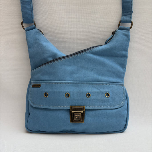 Bolso Bandolera Súper Caomka "Blue Horizon Calm" · Pieza Única Núm. 18801
