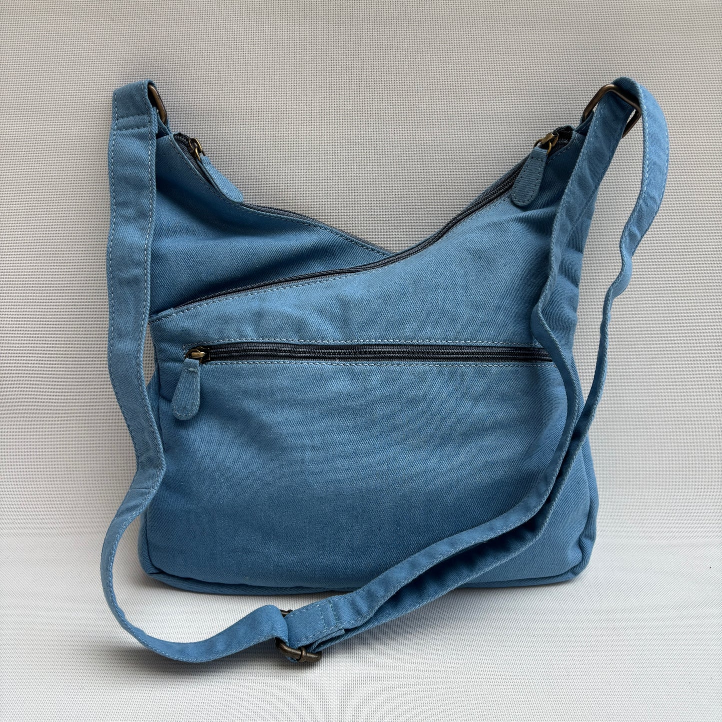 Bolso Bandolera Súper Caomka "Blue Horizon Calm" · Pieza Única Núm. 18801