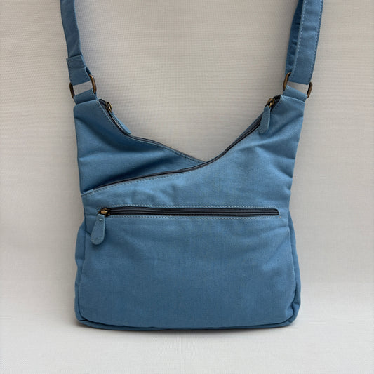 Bolso Bandolera Súper Caomka "Blue Horizon Calm" · Pieza Única Núm. 18801