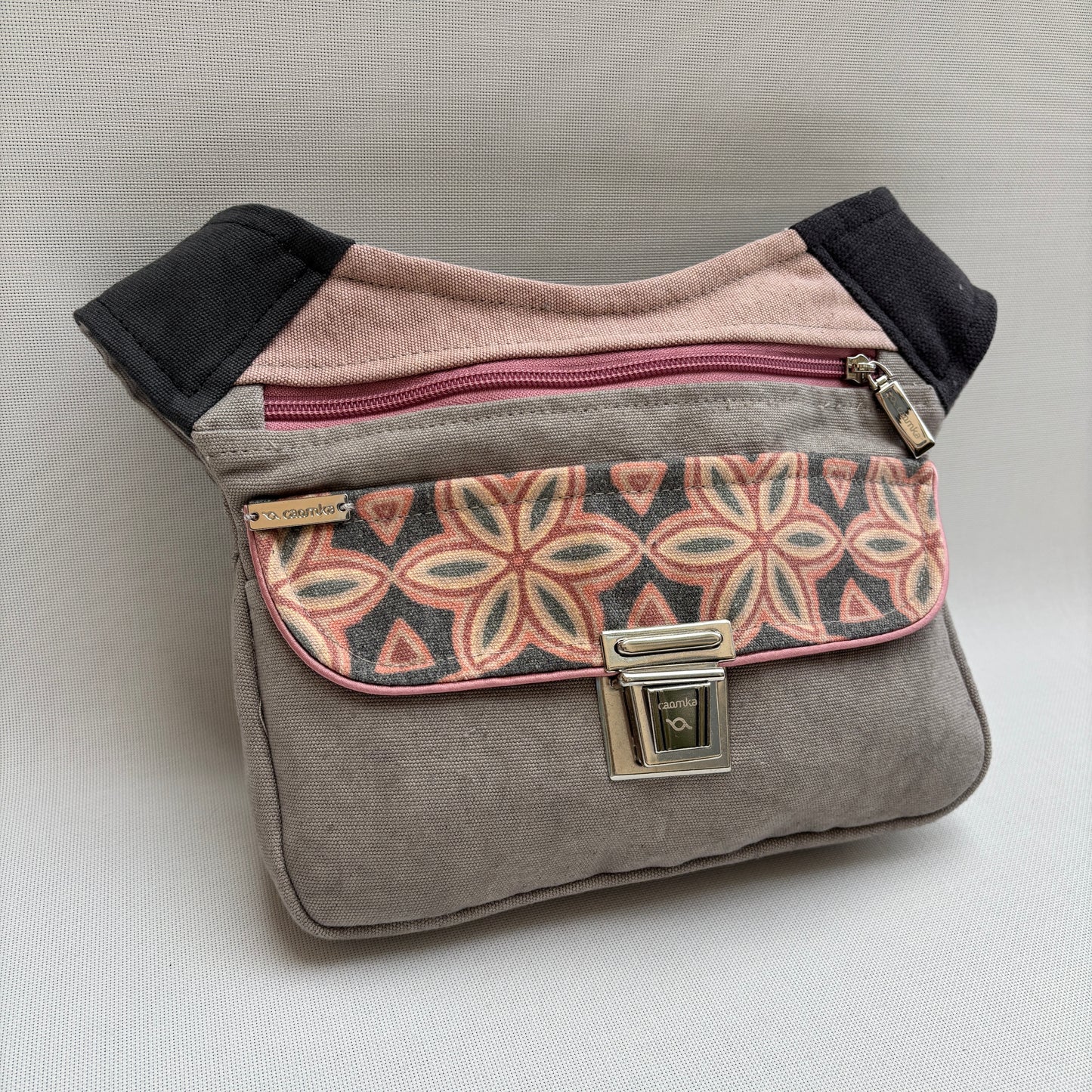 Riñonera "Mandalas Nepal Top" + Bolsillo trasero · Pieza Única Núm. 17387