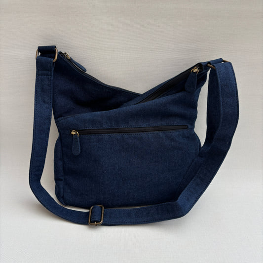 Bolso Bandolera Súper Caomka "Denim Rebel Soul" · Pieza Única Núm. 18799