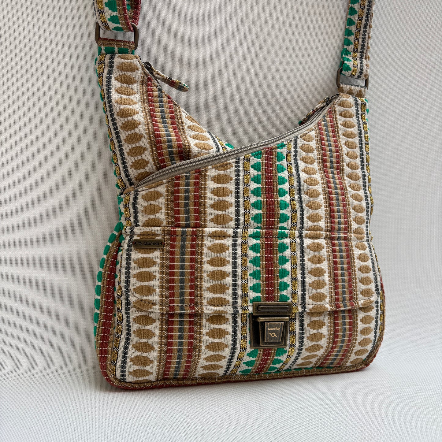 Bolso Bandolera Súper Caomka "Tribal Forest Spirit" · Pieza Única Núm. 18792
