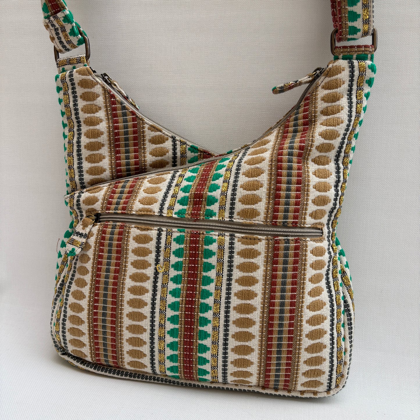 Bolso Bandolera Súper Caomka "Tribal Forest Spirit" · Pieza Única Núm. 18792