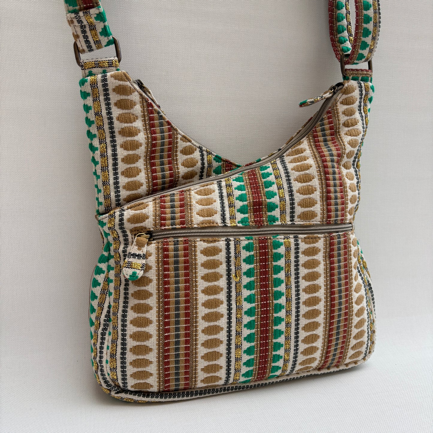 Bolso Bandolera Súper Caomka "Tribal Forest Spirit" · Pieza Única Núm. 18792