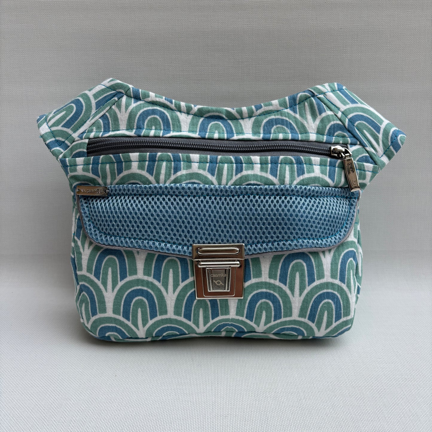 Riñonera "Special Blue Waves" + Bolsillo trasero · Pieza Única Núm. 18134