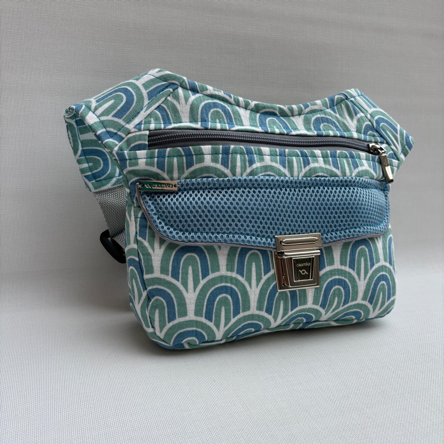 Riñonera "Special Blue Waves" + Bolsillo trasero · Pieza Única Núm. 18134