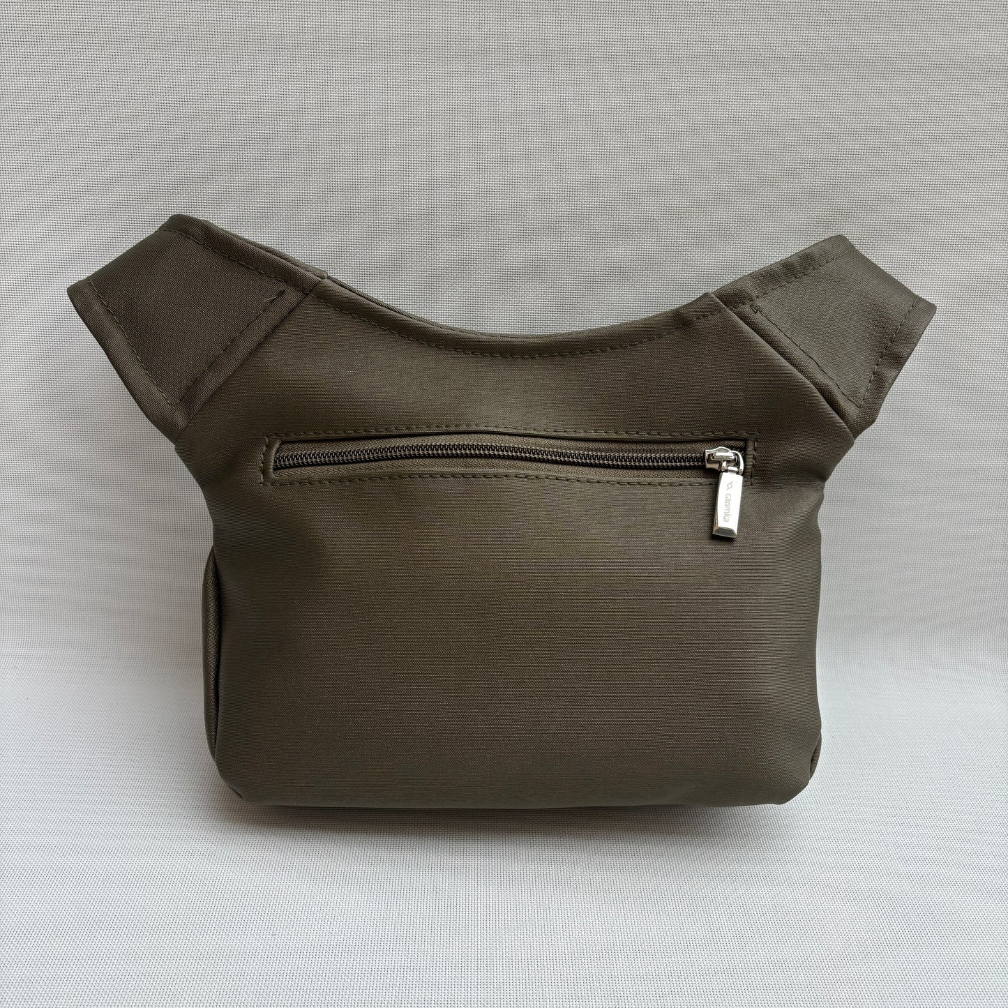 Riñonera "Autumn Green" + Bolsillo trasero · Polipiel · Pieza Única Núm. 18187