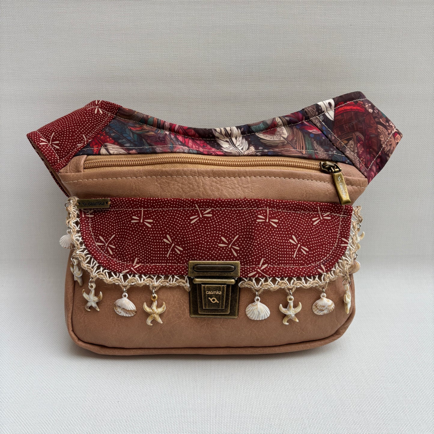 Riñonera "Special Boho Shells Top" · Polipiel · Pieza Única Núm. 18158