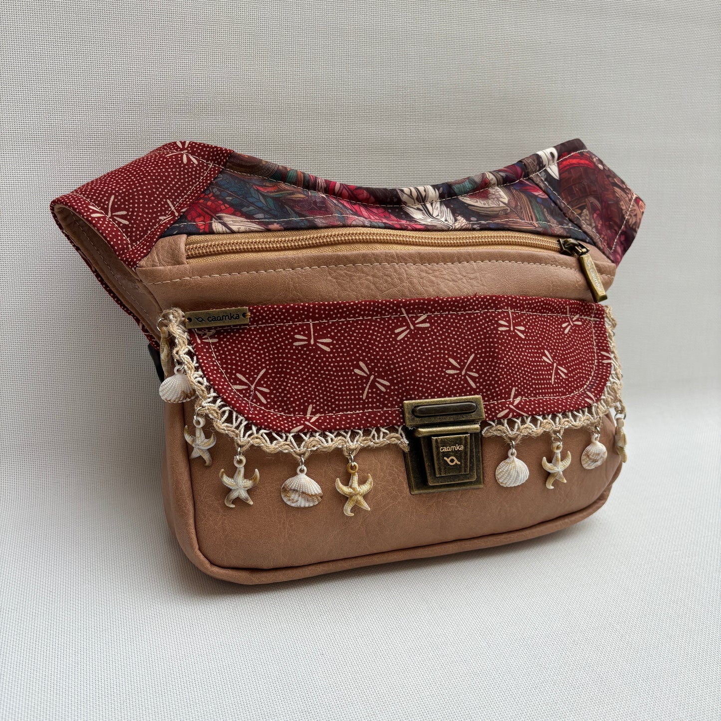 Riñonera "Special Boho Shells Top" · Polipiel · Pieza Única Núm. 18158