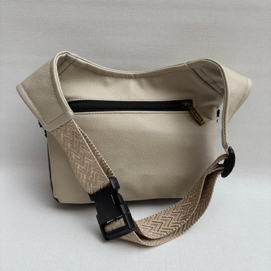 Riñonera "Elegant Praga Luxury Top" + Bolsillo trasero · Polipiel · Pieza Única Núm. 18306