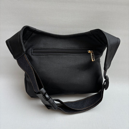 Riñonera "Elegant Golden Top Class" + Bolsillo trasero · Polipiel · Pieza Única Núm. 18307