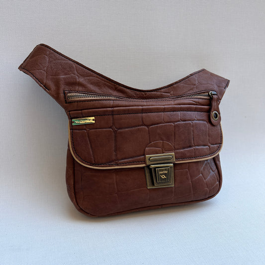 Special Brown Embossed & Old Gold · Piel natural BioCuir® · Pieza Única Núm. 14090