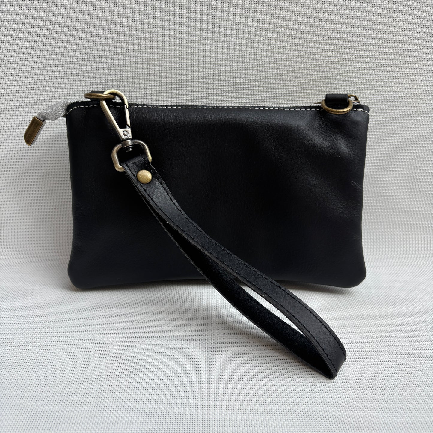 Riñonera multifunción ELEGANT NANO "Black & Silver" · Piel · Pieza Exclusiva Núm. 18146