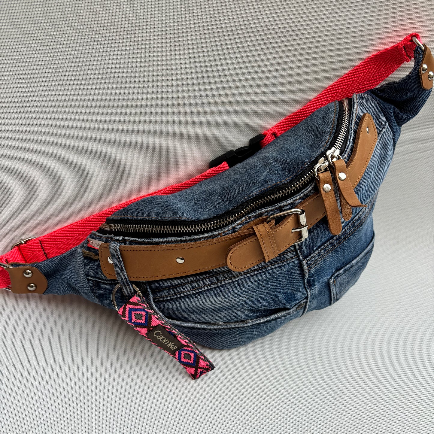 Maxi Retro Chic ♻️ Jeans Recycled ♻️ · Limited Edition · Unique Piece No. 12791