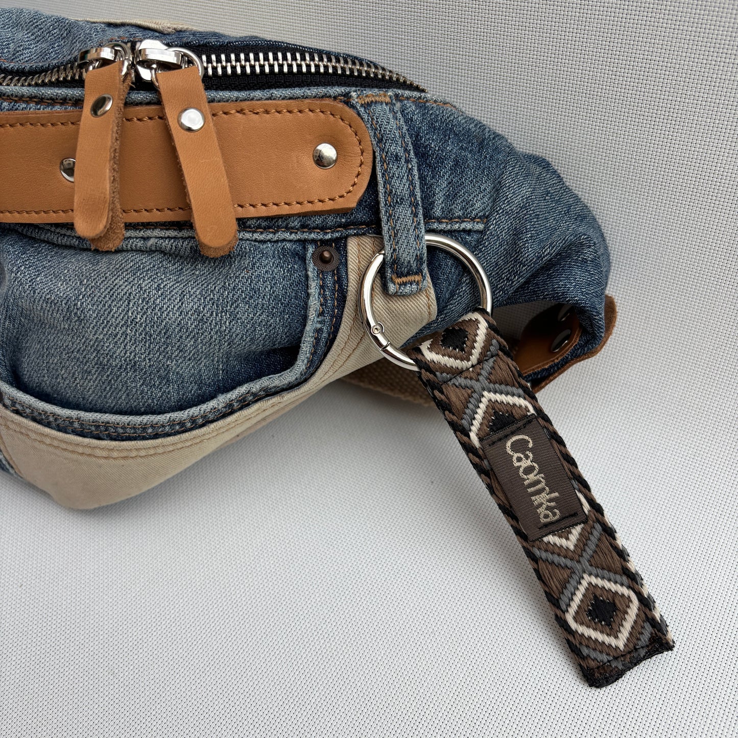 Riñonera RetroChic “Belt Edition” ♻️ Jeans Recycled ♻️ · Edición Limitada · Pieza Única Núm. 18125