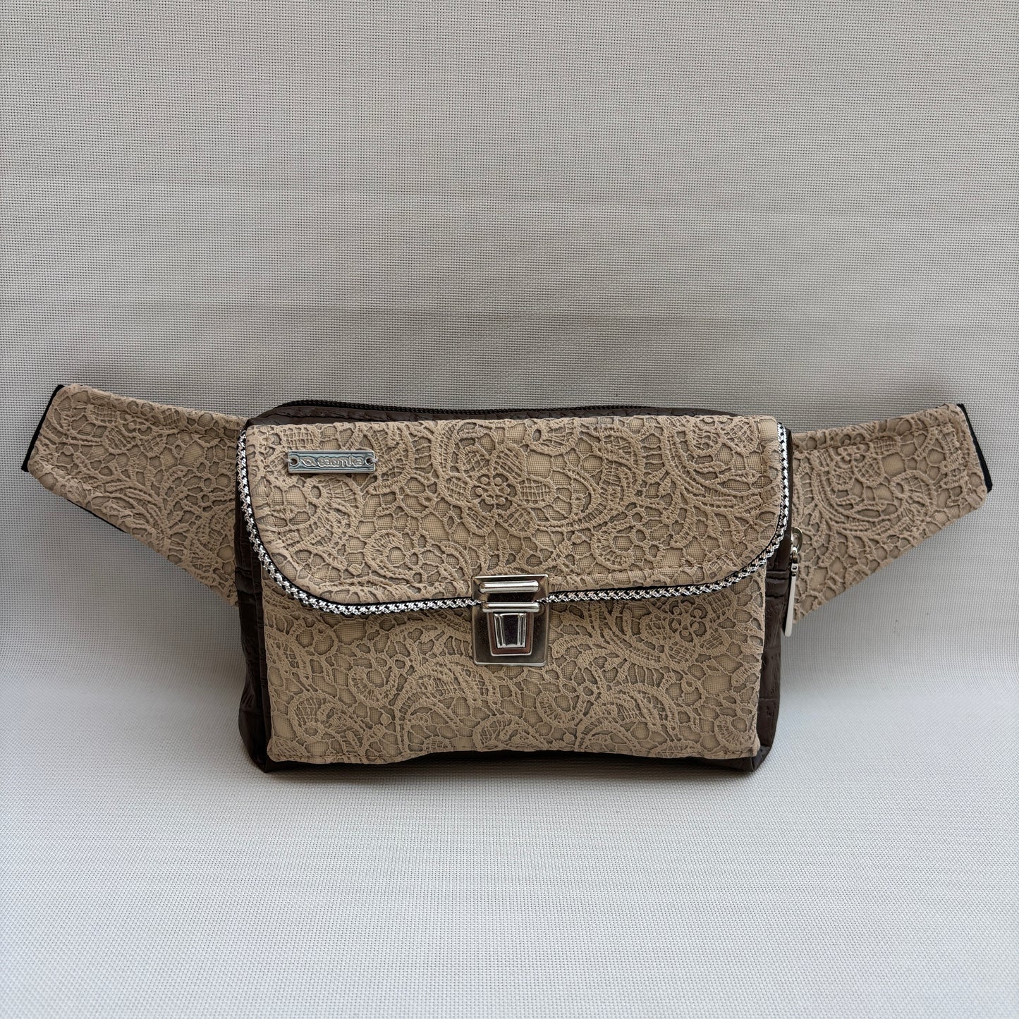 Riñonera Urban "Elegant Party Browns" · Polipiel · Pieza Única Núm. 18906