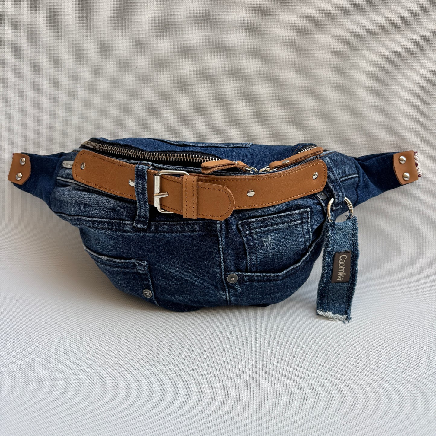 Maxi Retro Chic ♻️ Jeans Recycled ♻️ · Limited Edition · Unique Piece No. 12791