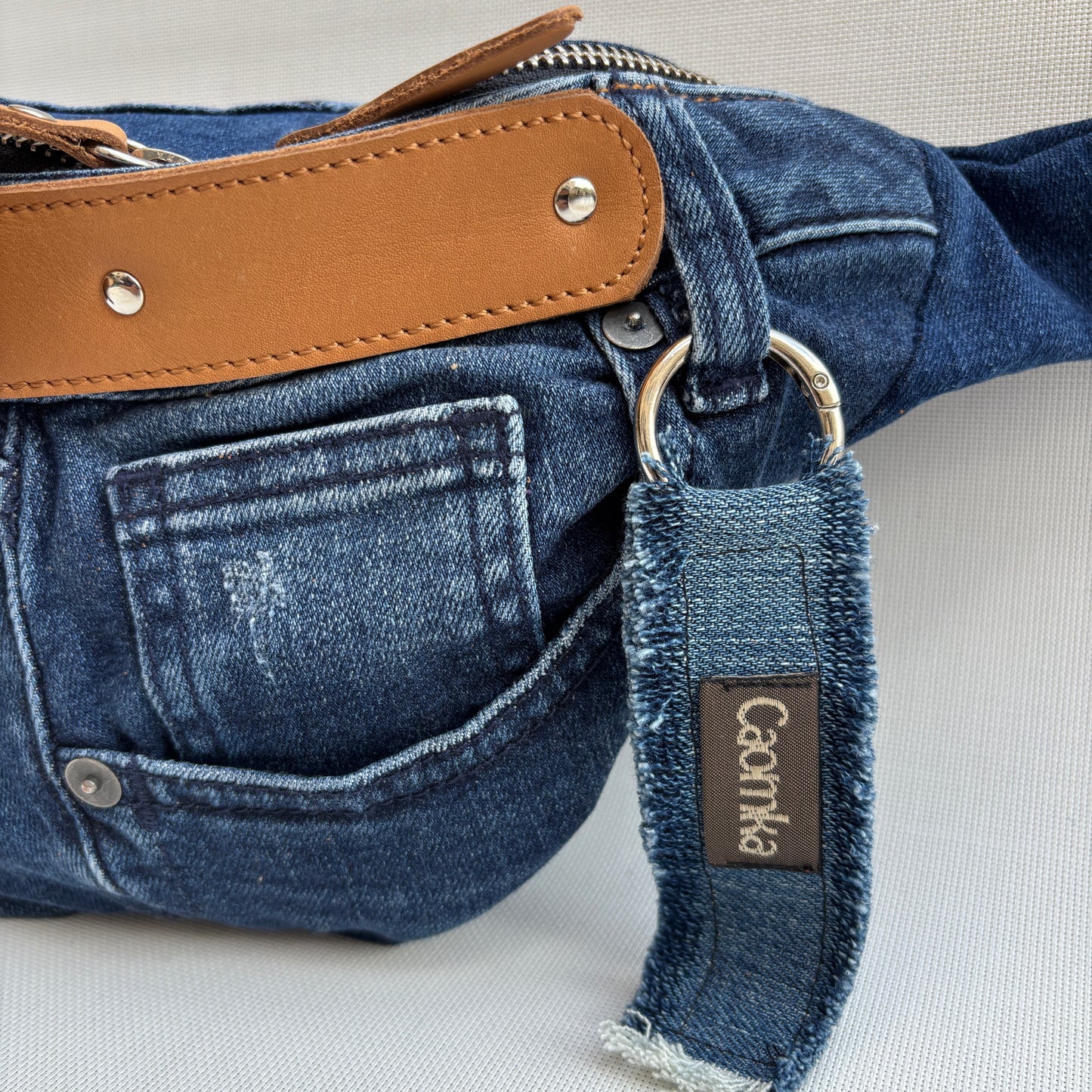 Maxi Retro Chic ♻️ Jeans Recycled ♻️ · Limited Edition · Unique Piece No. 12791