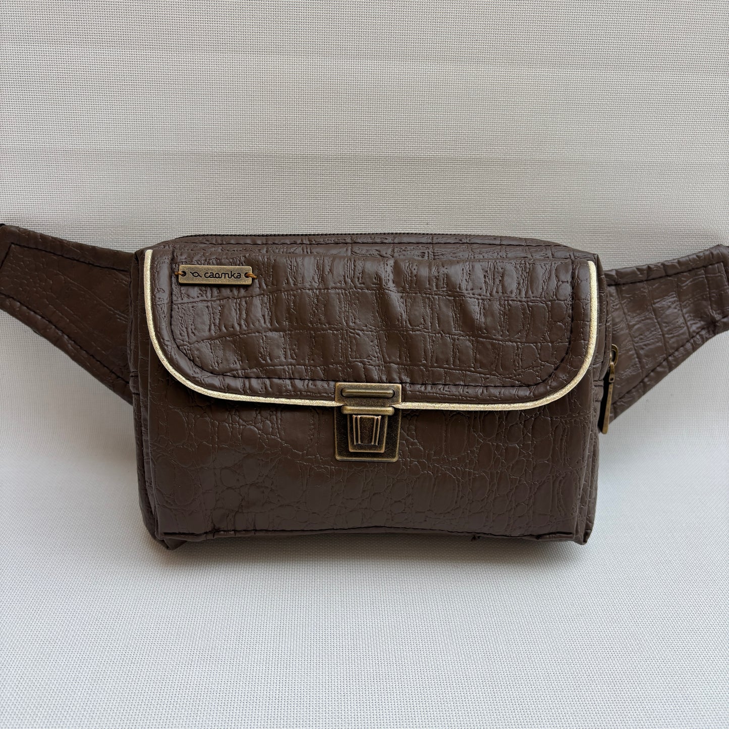Riñonera Urban "Elegant Brown" · Polipiel · Pieza Única Núm. 18903
