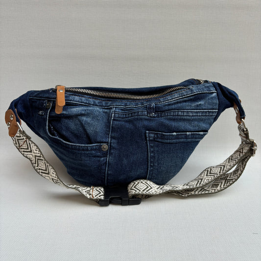 Maxi Retro Chic ♻️ Jeans Recycled ♻️ · Limited Edition · Unique Piece No. 12791