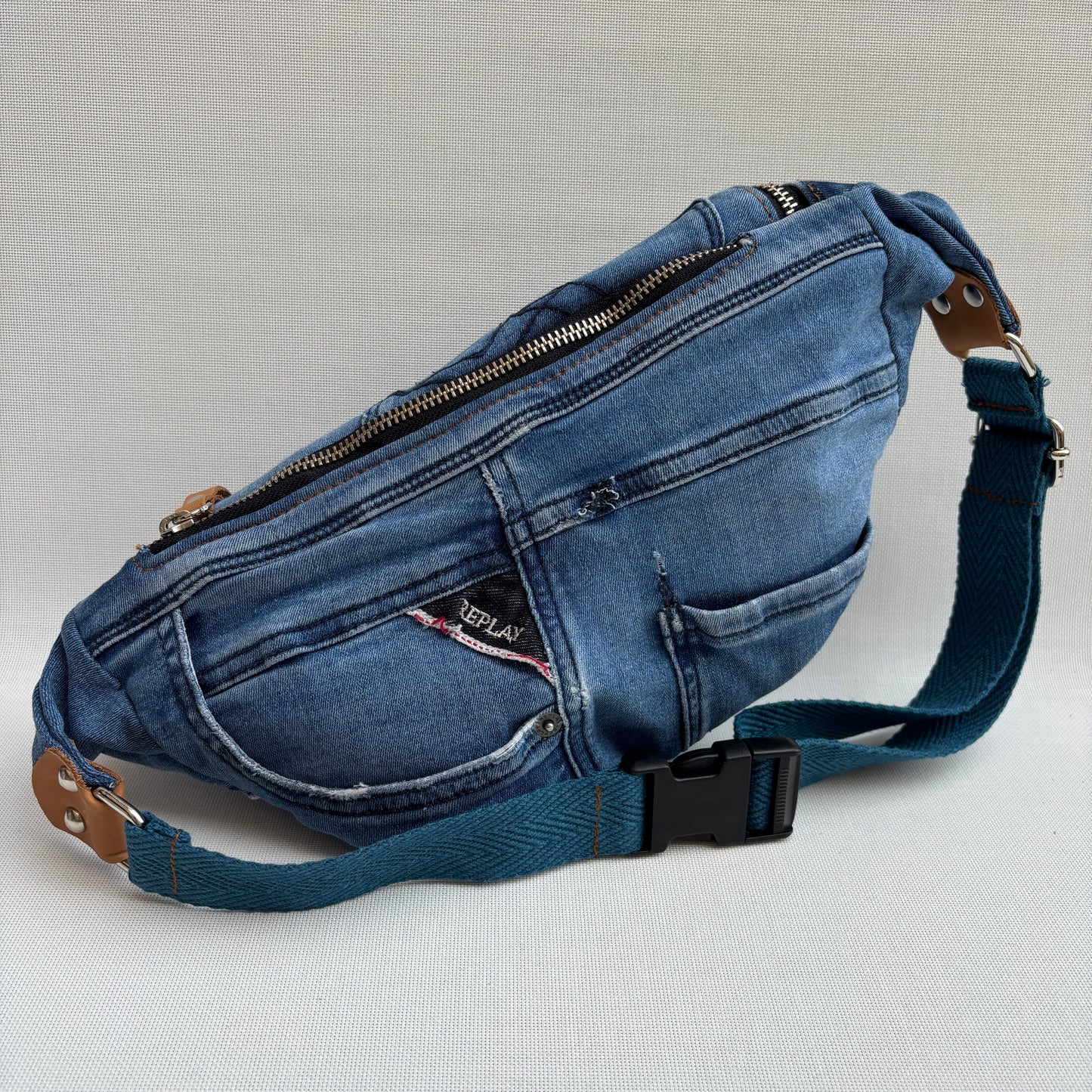 Maxi Retro Chic ♻️ Jeans Recycled ♻️ · Limited Edition · Einzelstück Nr. 12791