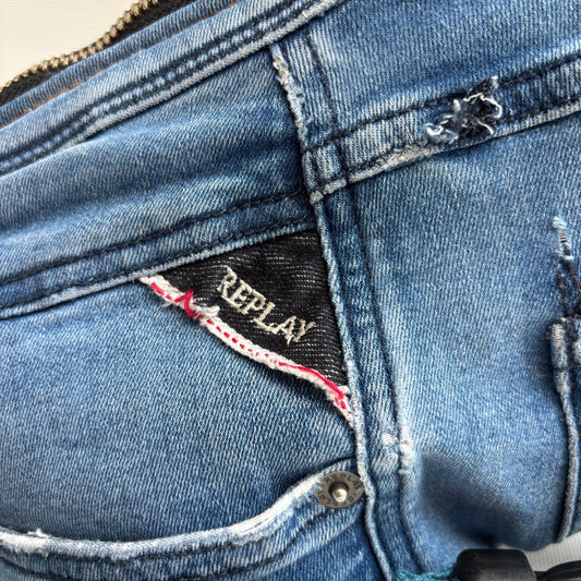 Riñonera RetroChic “Belt Edition” ♻️ Jeans Recycled ♻️ · Edición Limitada · Pieza Única Núm. 18112