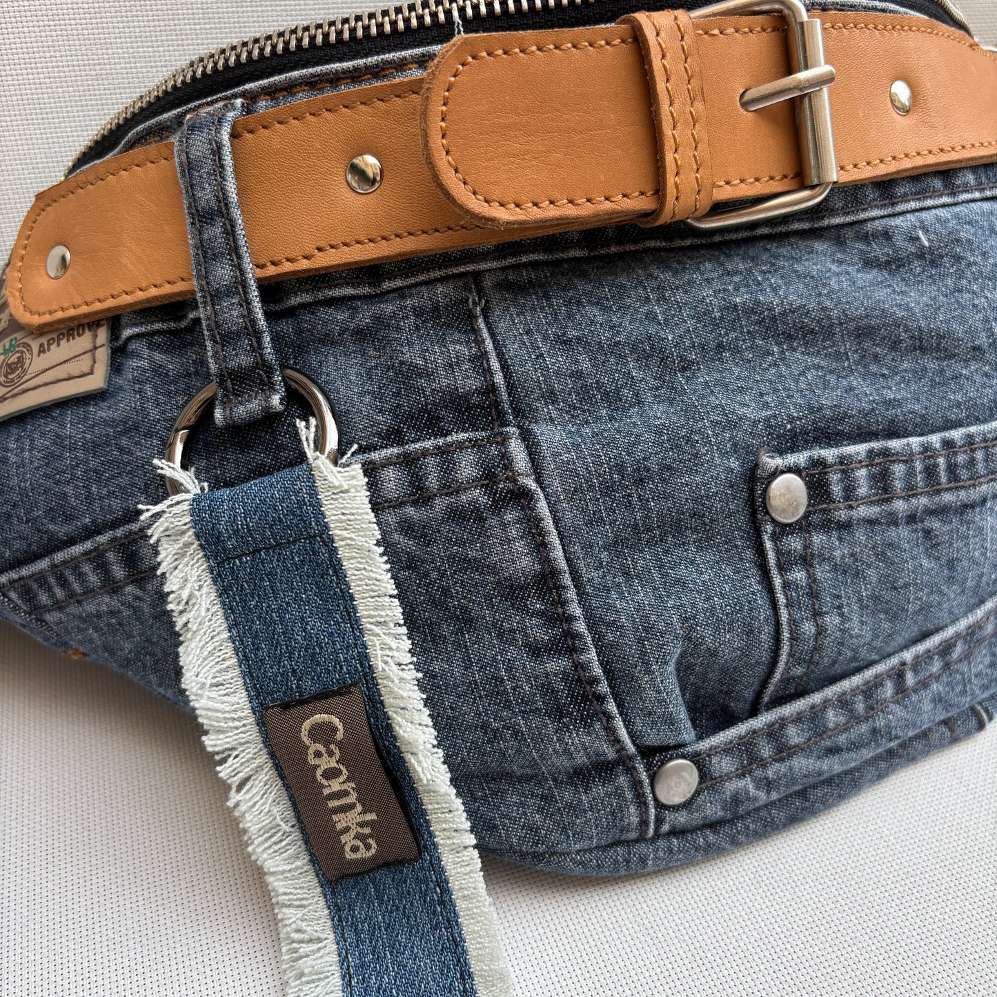 Maxi Retro Chic ♻️ Jeans Recycled ♻️ · Limited Edition · Unique Piece No. 12791
