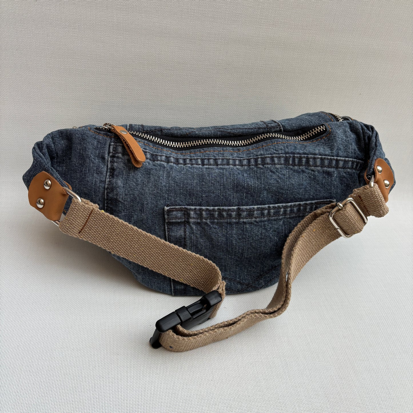 Maxi Retro Chic ♻️ Jeans Recycled ♻️ · Limited Edition · Unique Piece No. 12791