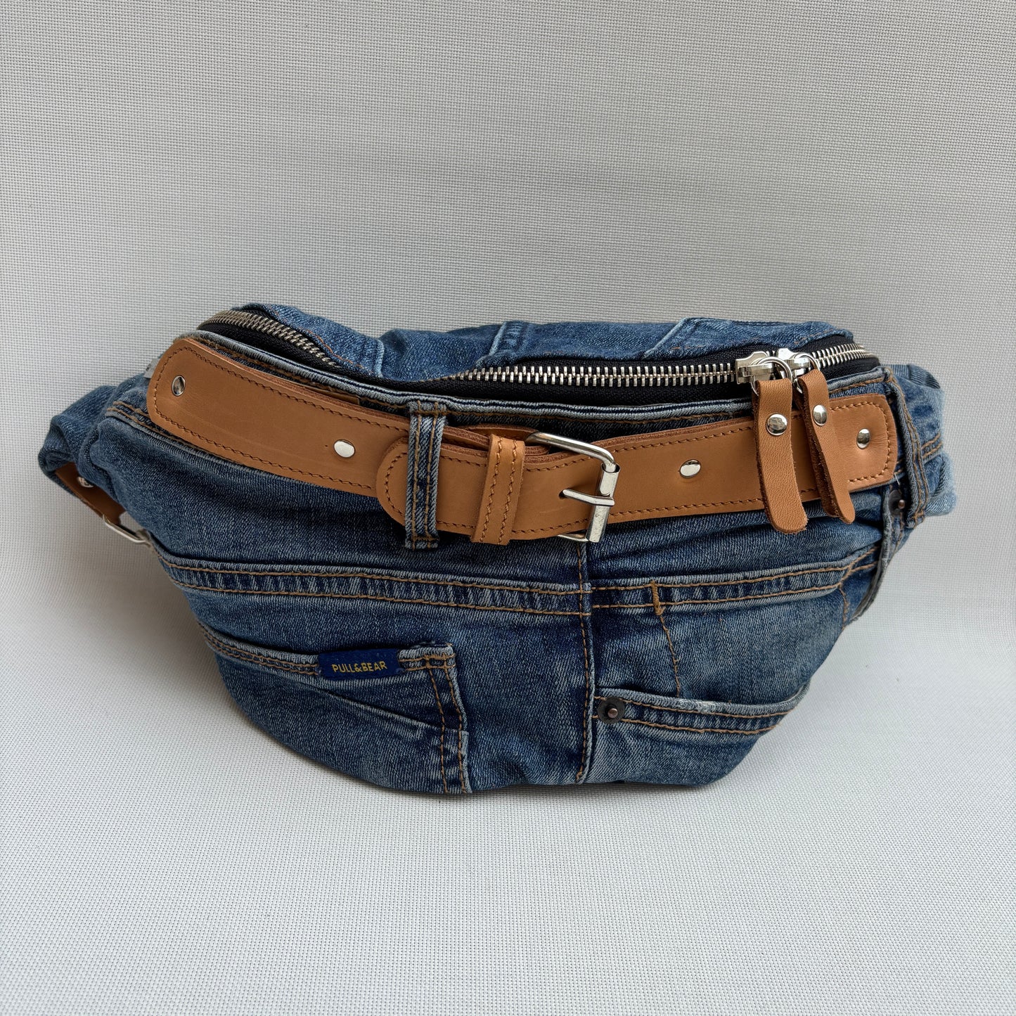 Riñonera RetroChic “Belt Edition” ♻️ Jeans Recycled ♻️ · Edición Limitada · Pieza Única Núm. 18109