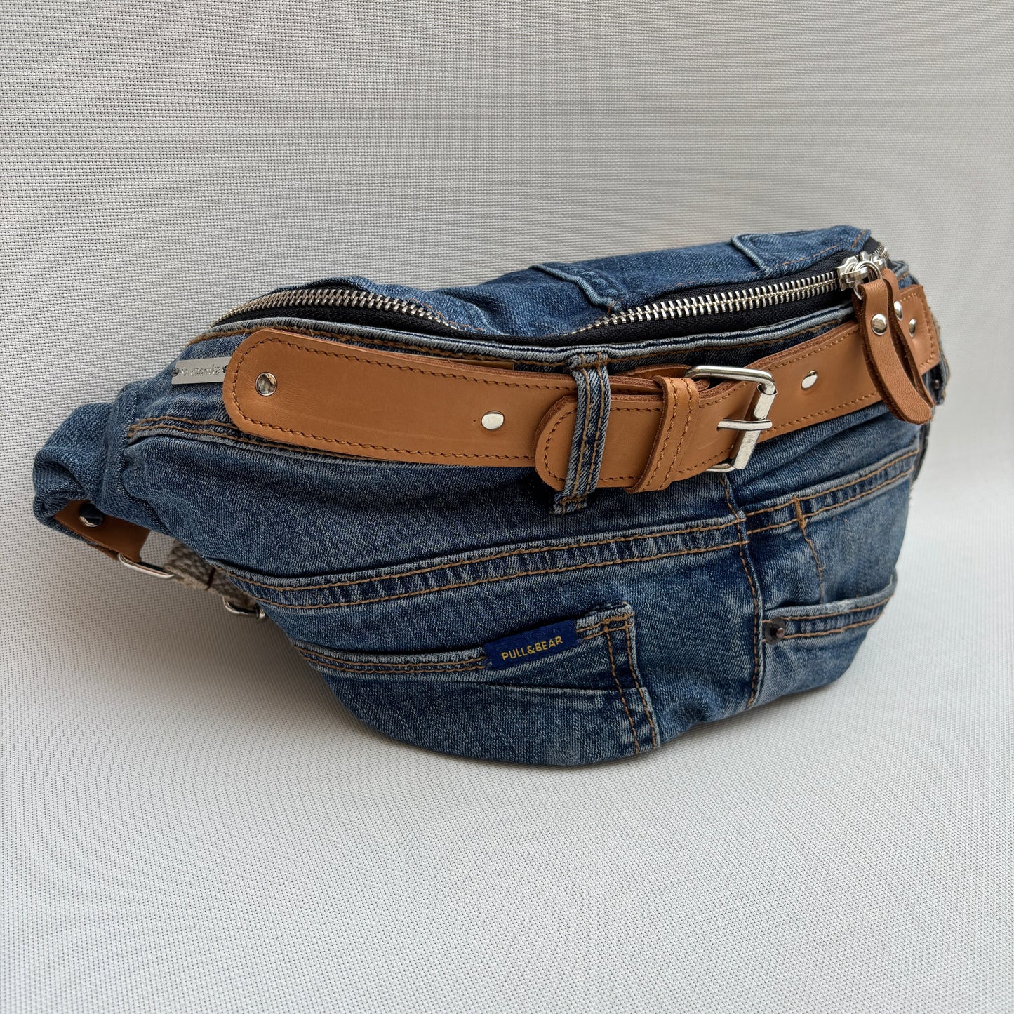 Riñonera RetroChic “Belt Edition” ♻️ Jeans Recycled ♻️ · Edición Limitada · Pieza Única Núm. 18109