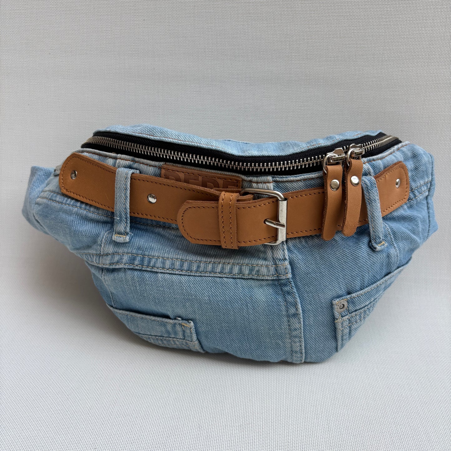 Riñonera RetroChic “Belt Edition” ♻️ Jeans Recycled ♻️ · Edición Limitada · Pieza Única Núm. 18108