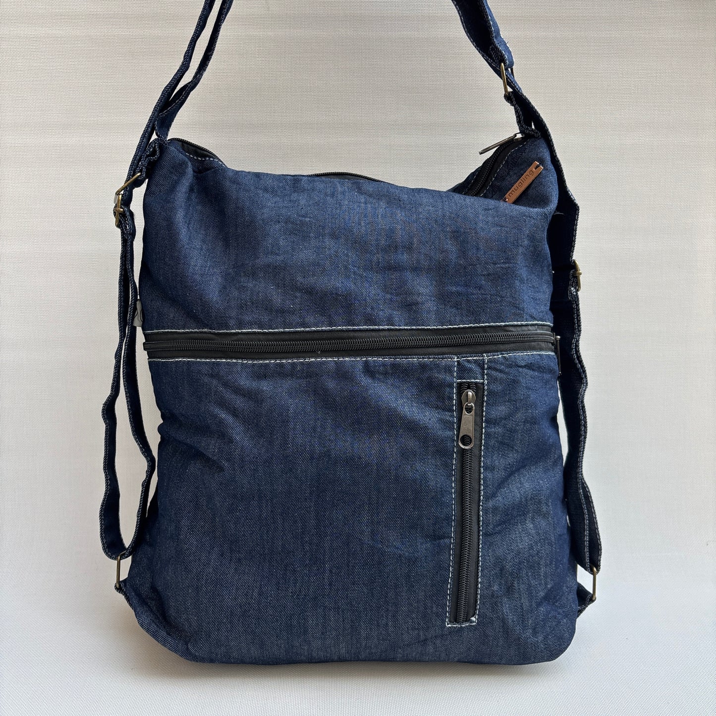 Mochila - Bolso - Tote Bag · Mutifunción · "Nepal" Color Vaquero Denim · Súper ligera · Pieza 16639