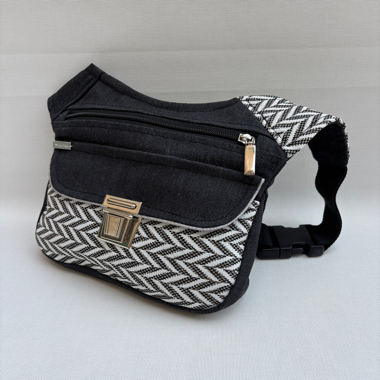 Riñonera "Special Jeans Black & White" + Bolsillo trasero · Pieza Única Núm. 18911