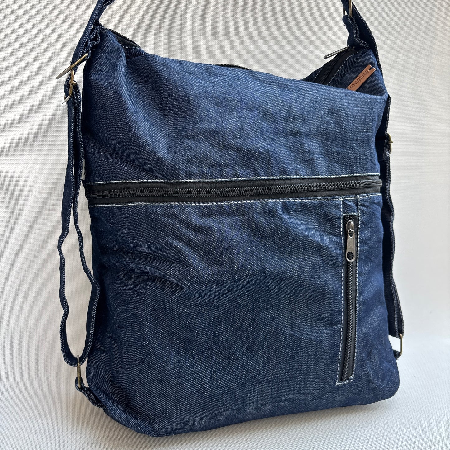 Mochila - Bolso - Tote Bag · Mutifunción · "Nepal" Color Vaquero Denim · Súper ligera · Pieza 16639