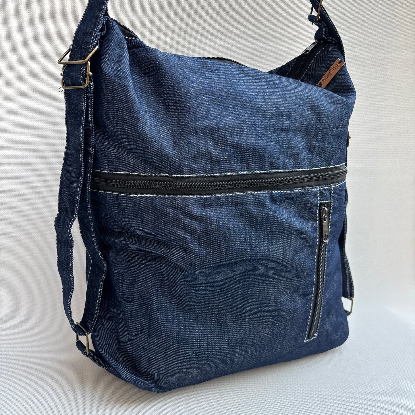 Mochila - Bolso - Tote Bag · Mutifunción · "Nepal" Color Vaquero Denim · Súper ligera · Pieza 16639