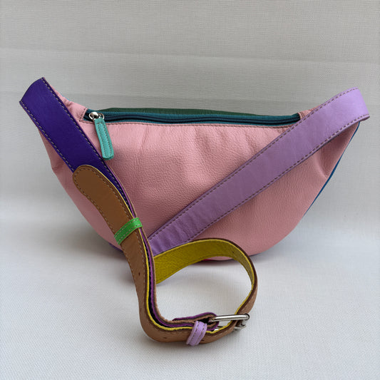 Riñonera RetroChic Analia Happy Colors · Piel · Pieza Única Núm. 18925